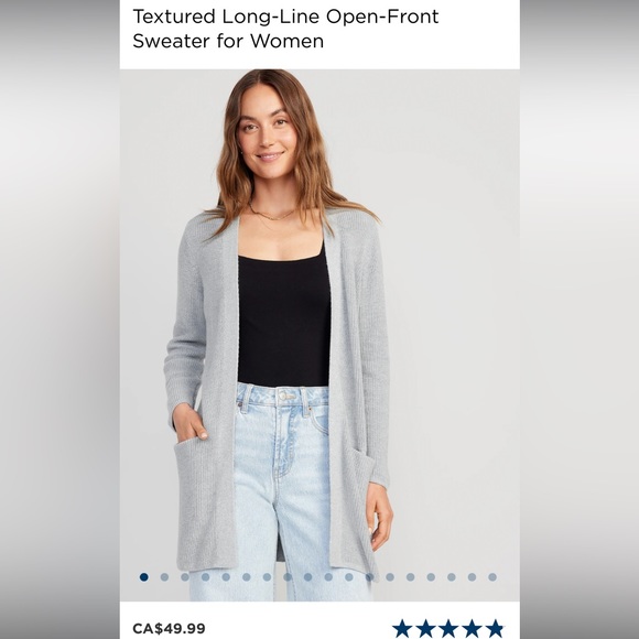 Old Navy Long Cardigan - Picture 1 of 5